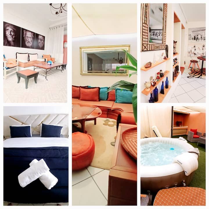 Coin du Ciel- Jacuzzi et Culture — 2 chambres, Agadir — Coin Du Ciel