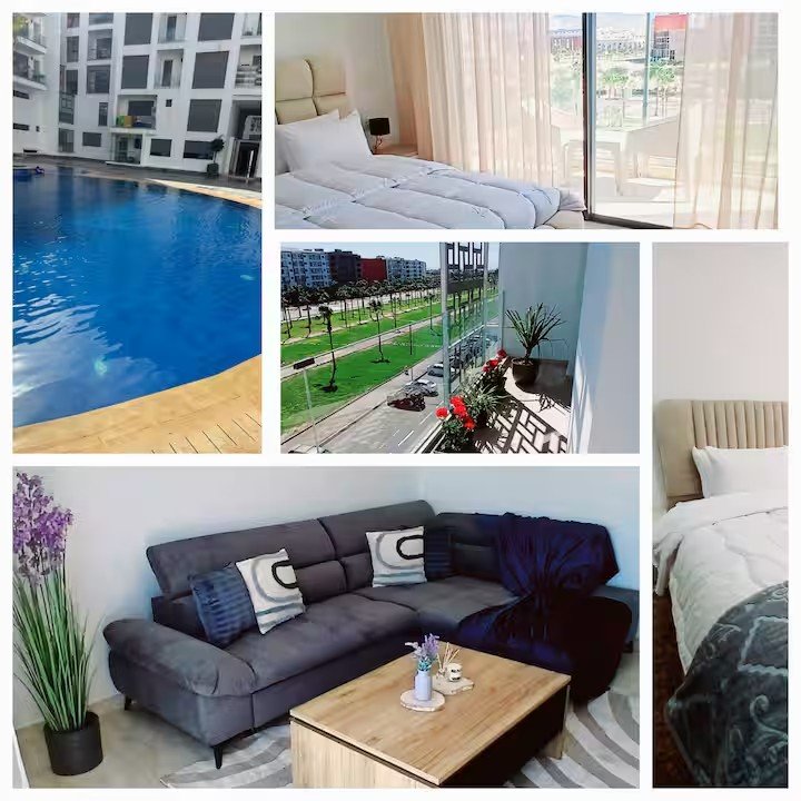 Évasion de Luxe avec Piscine - Agadir Bay — 2 chambres, Agadir — Coin Du Ciel