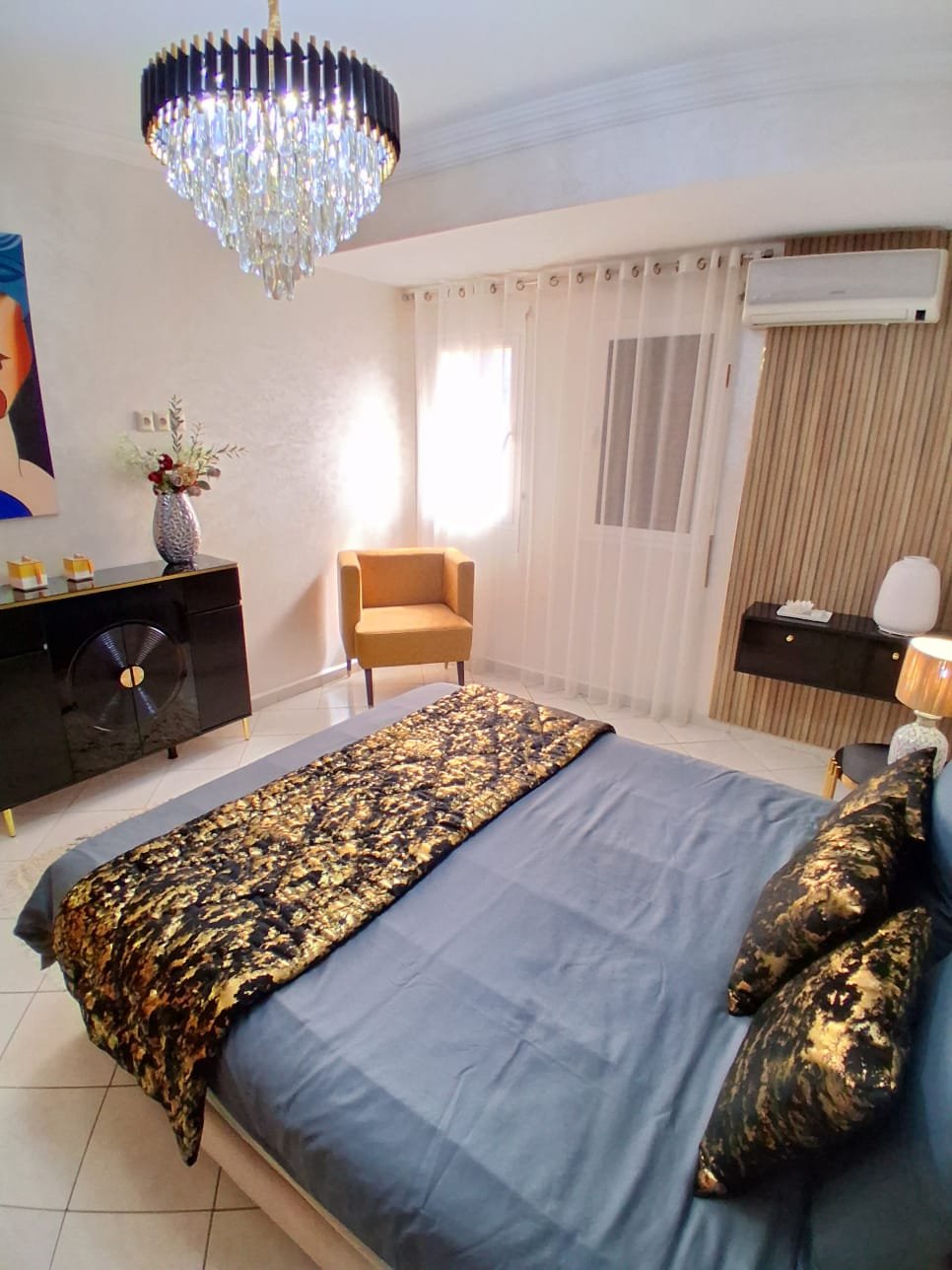 Écrin Doré – Appartement chic à Agadir — 1 chambres, Agadir ,Avenue El Hamra — Coin Du Ciel